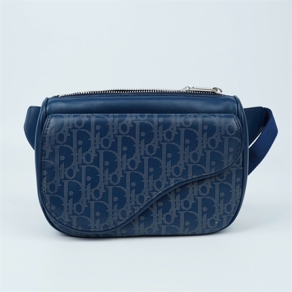 Túi Dior Bumbag Saddle xanh (21-BO-0241) sz21 (A-T) KG+