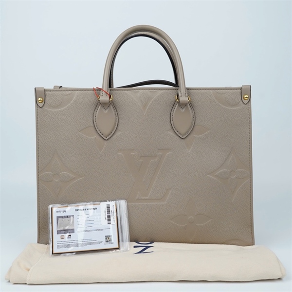 Túi LV Onthego hoa xám sz34 KG+