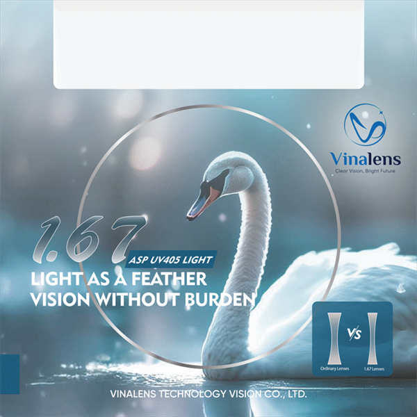 Tròng kính Jilens 1.67ASP BlueCut UV405