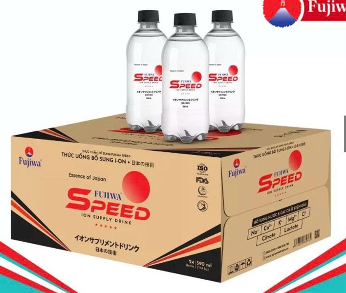 Nước uống bổ sung ion Fujiwa Speed ion Supply Drink 390ml (T*24 chai) - Fujiwa Việt Nam