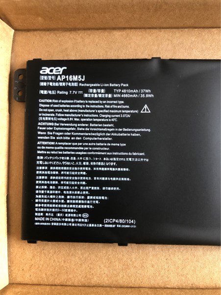 Pin laptop Acer AP20CBL (3 cell) Aspire 5 A515-45 A515-46 A515-56, Aspire 7 A715-43, Swift 3 SF314-43 SF314-511, Vero AV15-51 –