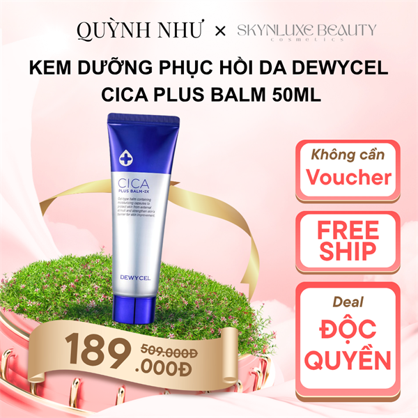 [HN] Kem Dưỡng Phục Hồi Da DEWYCEL CICA PLUS BALM 50ml