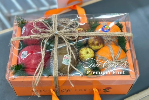 Hộp Trái Cây Nhập Khẩu Tone Cam