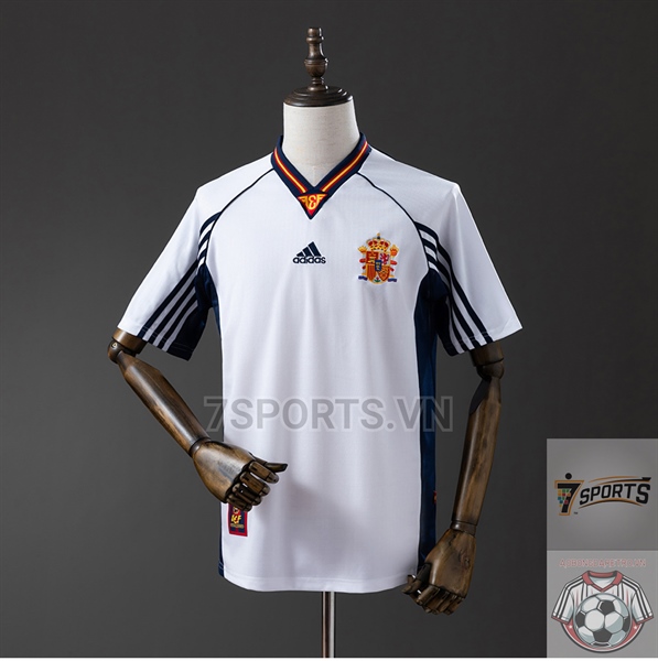 Áo Bóng Đá Retro Tuyển Tây Ban Nha 1998 - Sân Khách