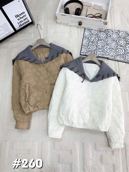 Áo phao cổ len QCCC 637