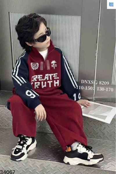 34067- Set bộ khóa kéo đỏ