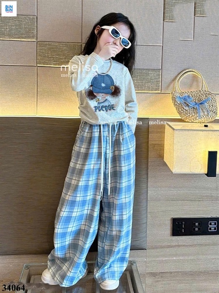 34064- Set bộ TD rút eo cô gái