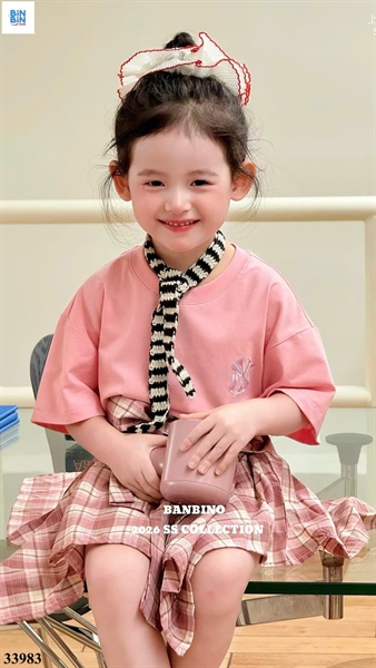 33983-Áo BBN Hồng Cam NY