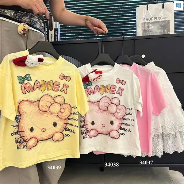 34039-Áo thun vàng kem Maex