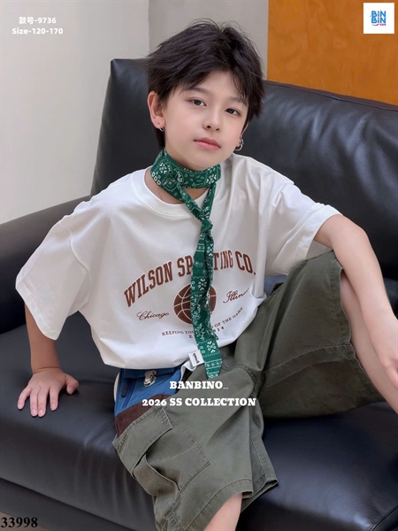 33998- Áo BBN Wilson Trắng