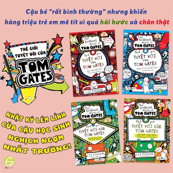 Combo 4 cuốn - Thế giới tuyệt vời của Tom Gates