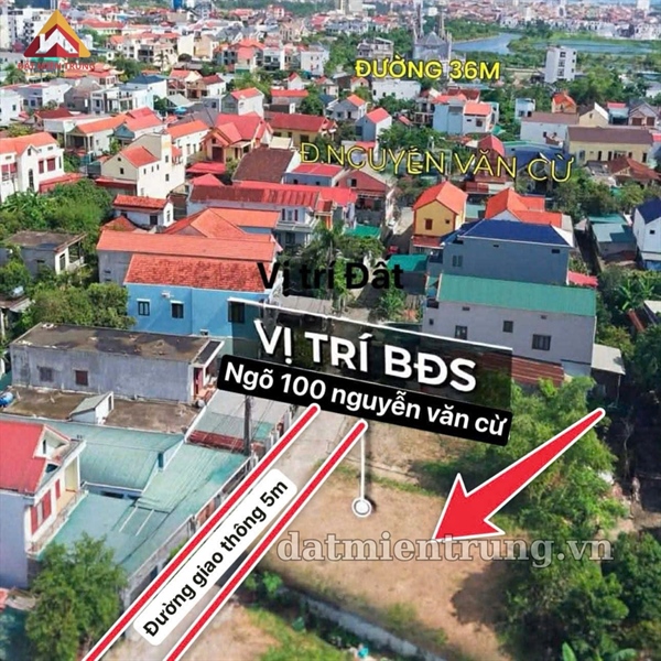 Đất nền 15-100 Nguyễn Văn Cừ, Đồng Hới, Quảng Bình-103m2-Tây Bắc