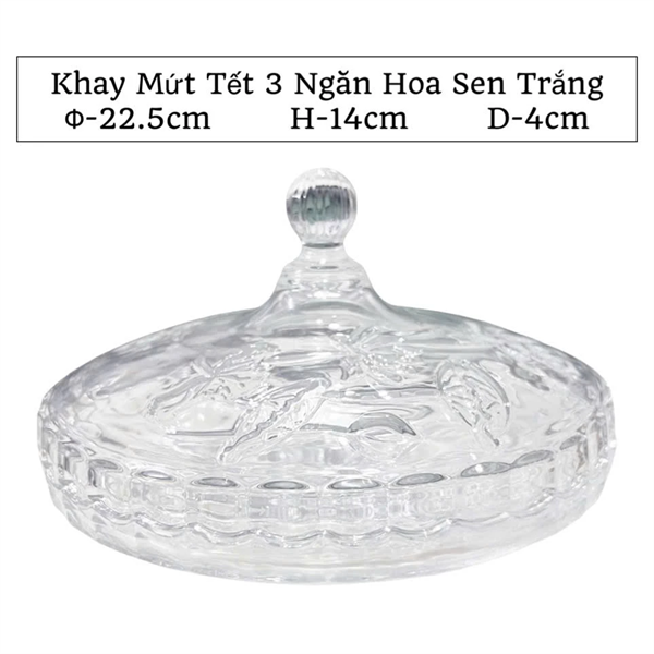 Thố Ngăn Lớn 510 Trắng