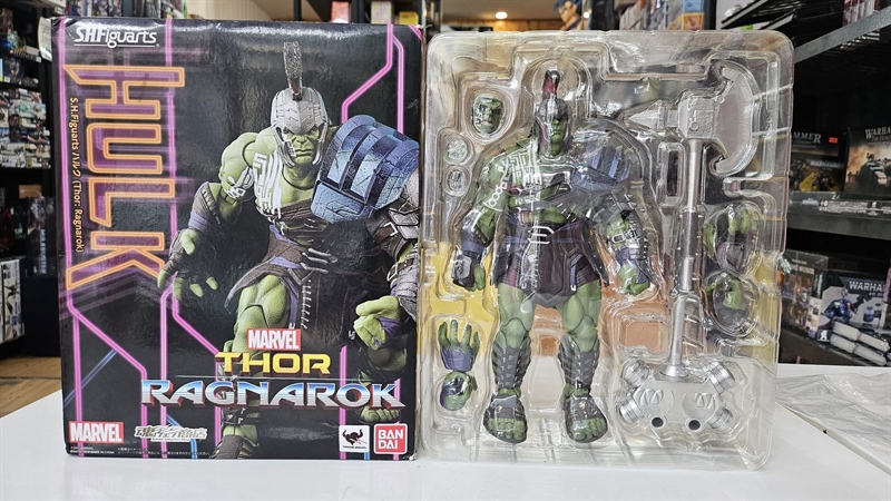 (2ND CÓ DẦU NÁCH TRÁI VÀ THÂN, THIẾU 1 TAY) SHF THOR RAGNAROK HULK