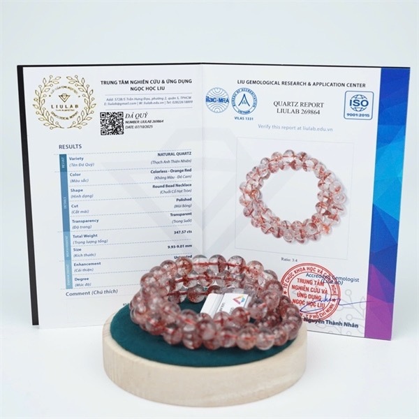 Vòng tay S7 Vip 21 hạt ly9.95-9.30 (229445) KG+