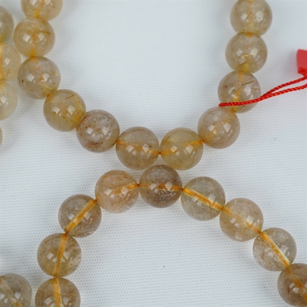 Vòng thạch anh tóc vàng ly11 +