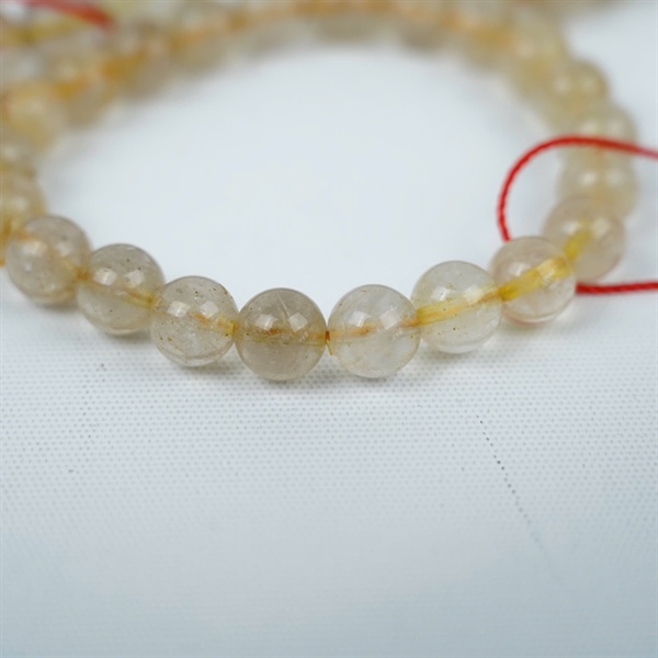 Vòng thạch anh tóc vàng ly8.6-10.9