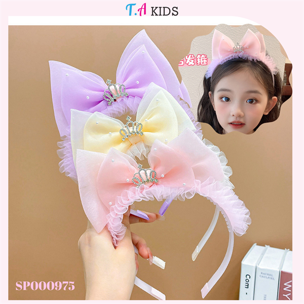 Cài tóc nơ bèo nhún