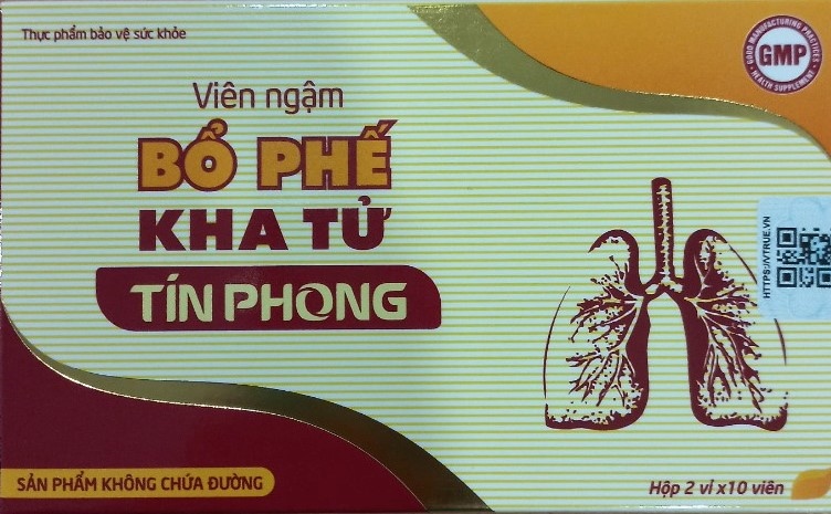 Viên ngậm Bổ Phế Kha Tử Tín Phong (H*2 vỉ x 10 viên) - Meracine