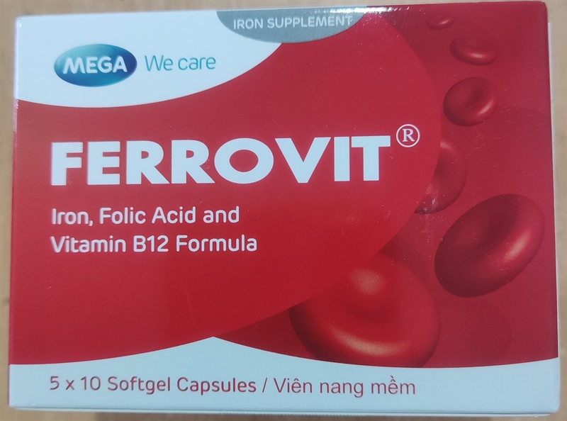 Ferovit (H*5vỉ*10viên) - Mega CN 15