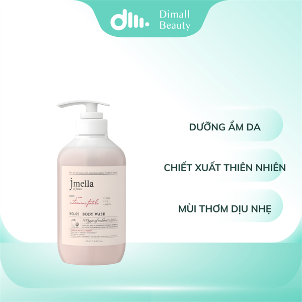 Sữa Tắm Nước Hoa Jmella No.02 500ml