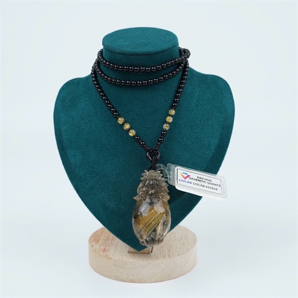 Dây chuyền cụ long quy tóc vàng (557824) KG+