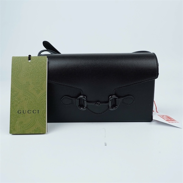 Túi GG 1955 mini bag đen (699296-1147) sz18 (MV) KG+