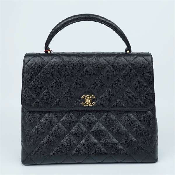 Túi Chanel Kelly đen (7656280) sz30 (MV) KG+