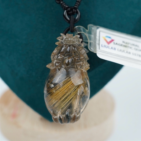 Dây chuyền cụ long quy tóc vàng (557824) KG+