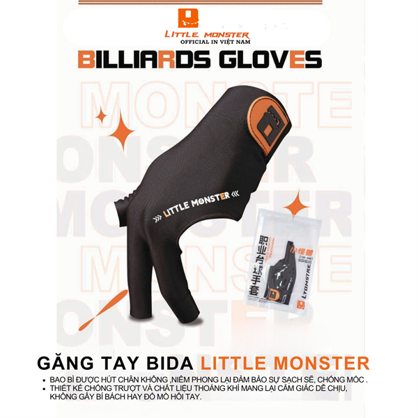 Găng tay Little Monster Chính Hãng, Size XL - Bên Tay Phải