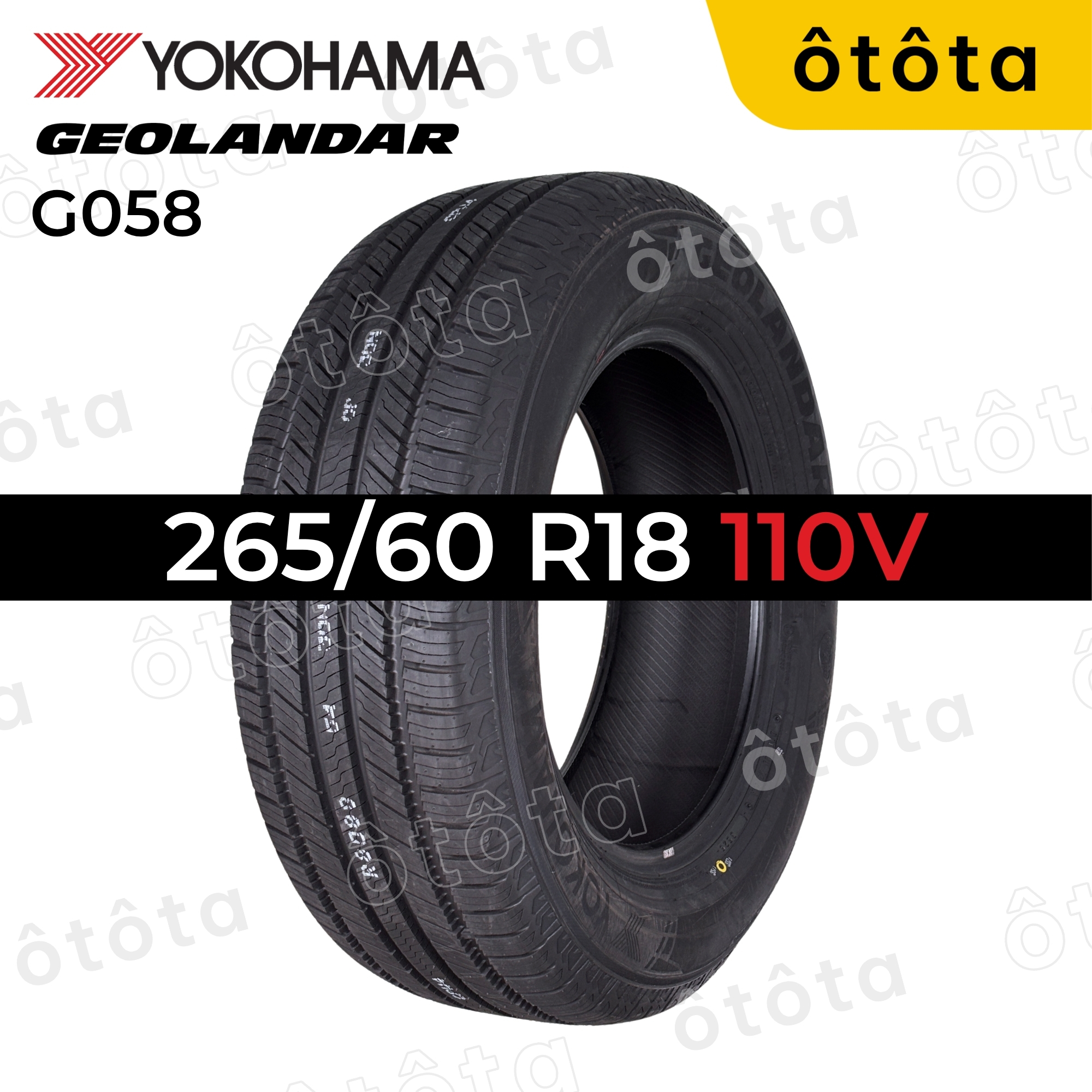 Lốp Yokohama 265/60 R18 110V GEOLANDAR G058 CV