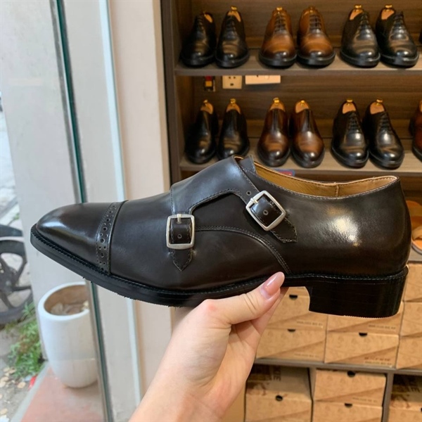 Giày Santoni Double Monkstrap Messina