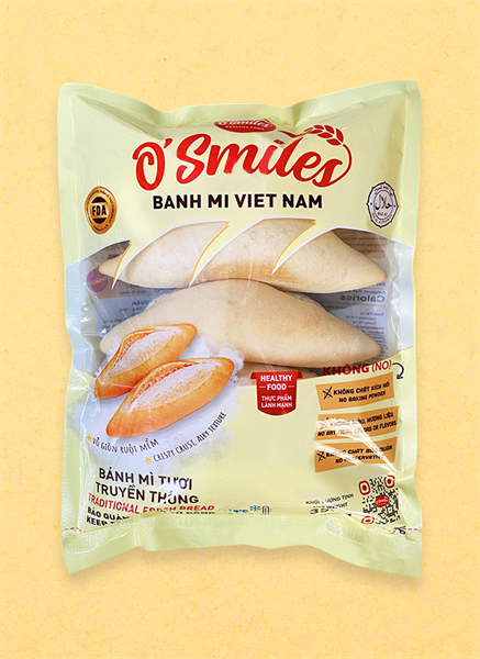 Bánh Mì Tươi O'Smiles Đông Lạnh 350g