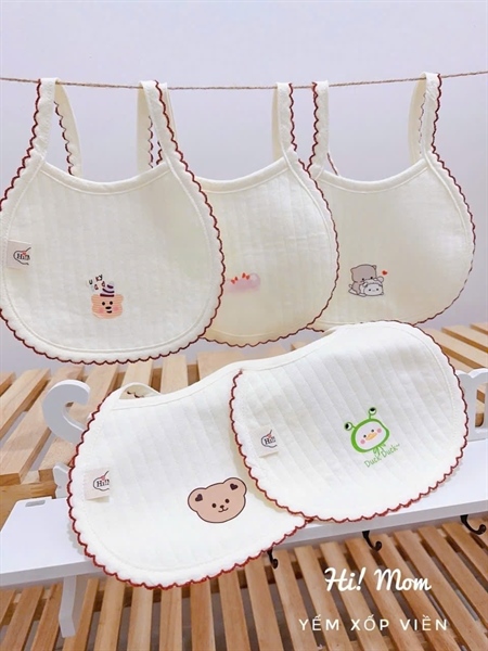 Yếm xốp buộc dây Himom