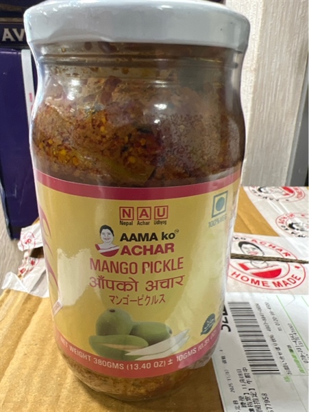 AAMA ko ACHAR MANGO PICKLE 380gr