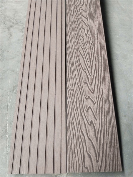 SÀN NGOÀI TRỜI LỖ TRÒN 3D (140x25x2900MM) - LIGHT ECOFFEE