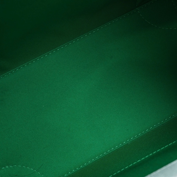 Túi LV Soft trunk xanh viền trắng 24cm KG+