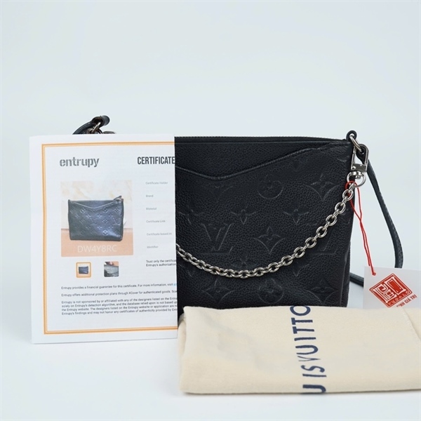 Túi LV đeo chéo hoa đen (AR2169) sz19 +