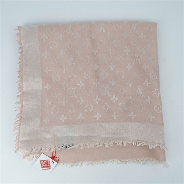Khăn LV màu hồng 140x140cm KG+