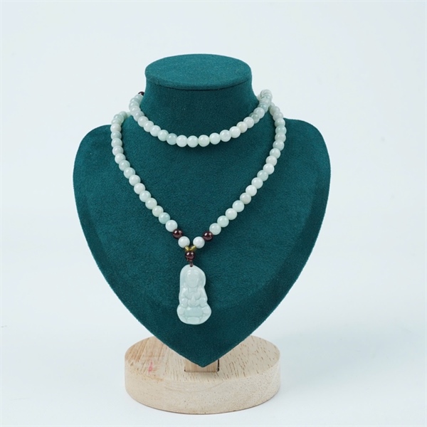 Chuỗi cẩm thạch mặt phật 91 hạt ly16..64x4.71 KG+