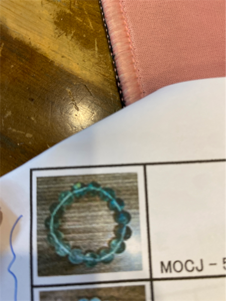 fluorite power stone blacelet