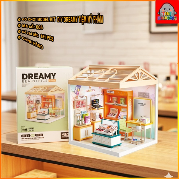 [CHÍNH HÃNG] Đồ chơi lắp ráp Miniature House căn phòng mơ ước DREAMY - Tiệm mỹ phẩm