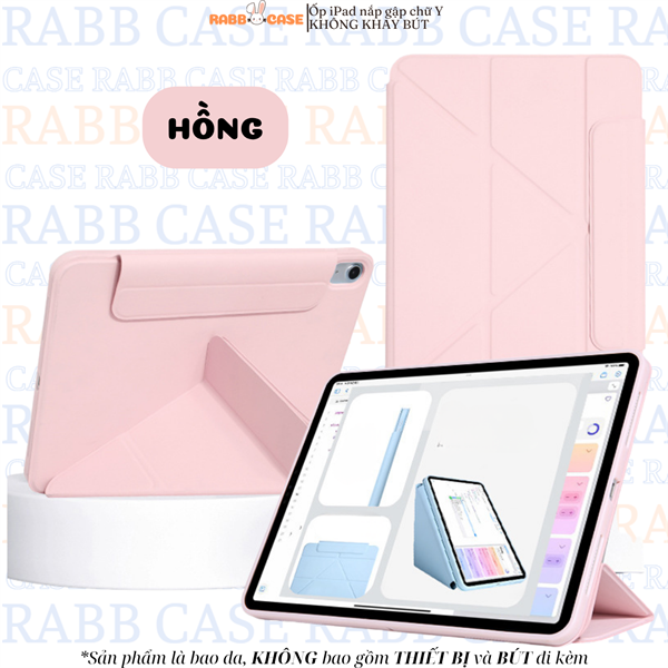 [KHÔNG KHAY BÚT] Bao da iPad NẮP GẬP CHỮ Y, full silicon 2 mặt ipad Mini 6| Mini 7