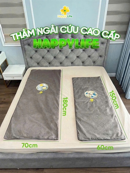 Thảm Ngải Cứu 3 Lớp Size 150x60cm