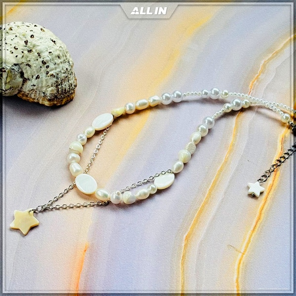 Dây chuyền ALLIN Pearl Star