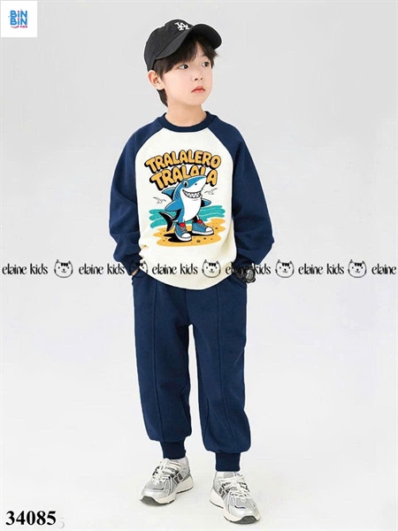 34085- Set bộ QD Tralalero xanh cá mập