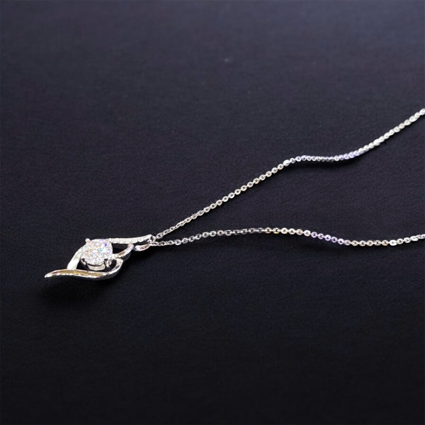 926-CHARM-BẠC S925-Dây chuyền + mặt Moi hình lá-(A475.T1125.SJ)