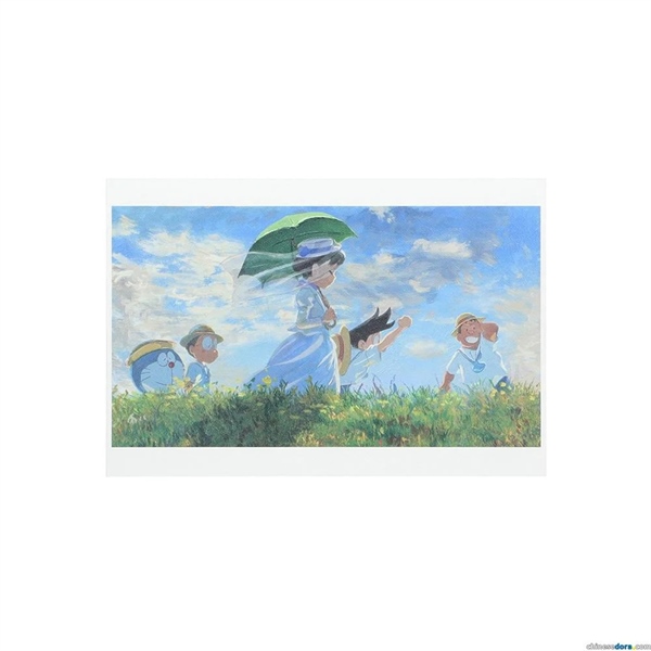 Postcard DORAEMON nguyên tác ver. Movie 44 - Nobita & Cuộc phiêu lưu vào thế giới trong tranh