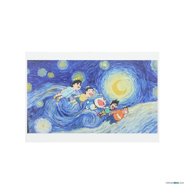 Postcard DORAEMON nguyên tác ver. Movie 44 - Nobita & Cuộc phiêu lưu vào thế giới trong tranh