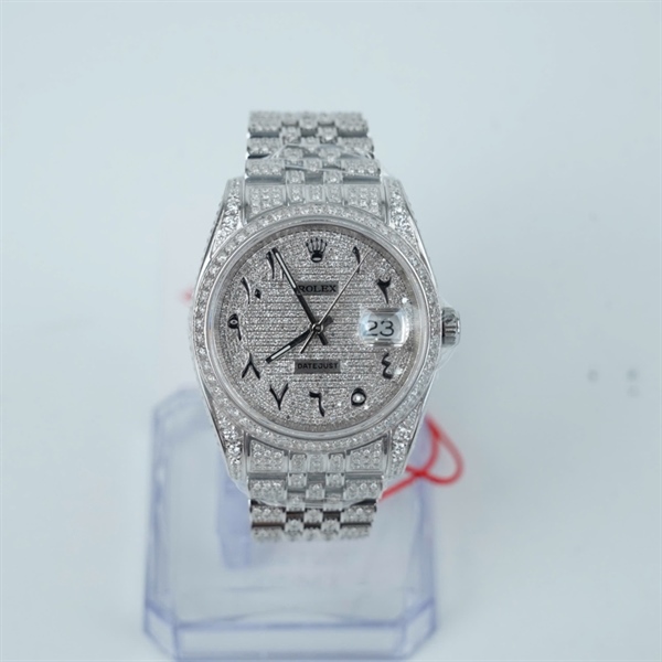 Đồng hồ Rolex bạc full kim H4818941 sz34 (HC) KG+